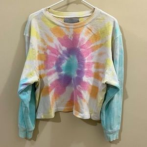 Vintage Havana crewneck | colorful tie dye | size S